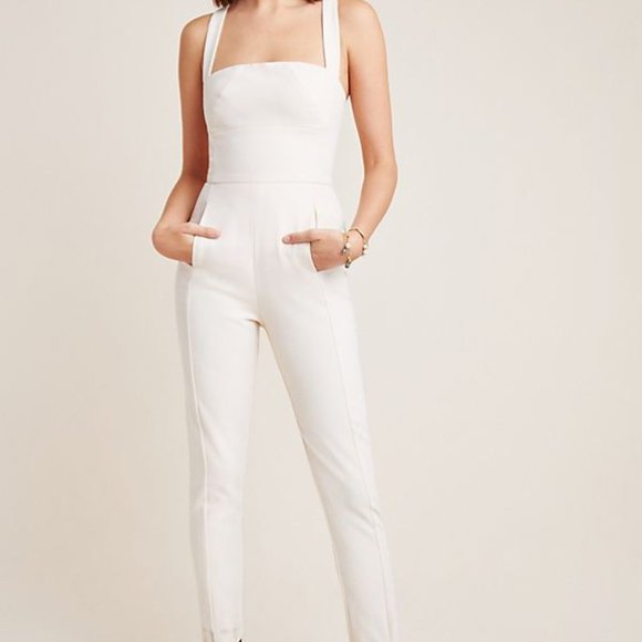 black halo pink jumpsuit